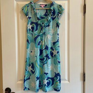 Lilly Pulitzer Do The Wave Silk Blend Women’s Dress